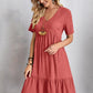 👚💃Loose casual tie waist flowy dress