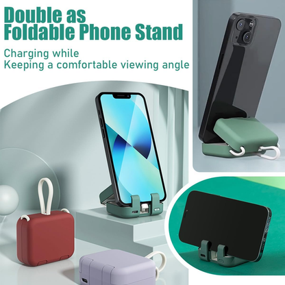 🎉Hot Sale 49% OFF🎁Portable Wireless Charging Treasure Mobile Phone Holder⚡