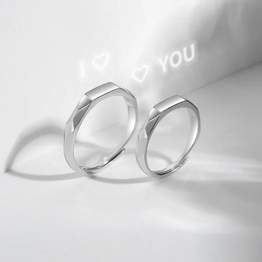 Adjustable Sculpted Ring I Love You Romantic Gift