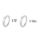 Adjustable Sculpted Ring I Love You Romantic Gift